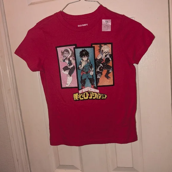 Old Navy Kid's Red My Hero Academia Graphic T-Shirt (NWOT) - Picture 1 of 3